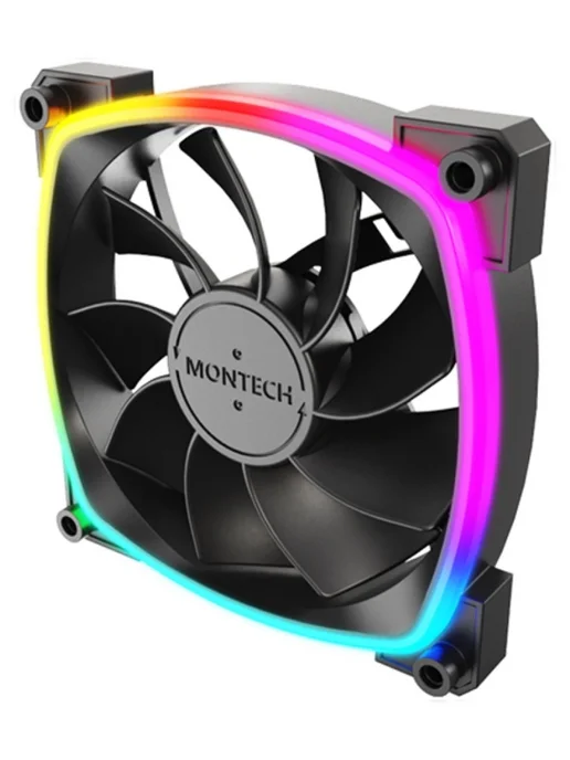 Montech Вентиляторы RX120 Reverse ARGB WHITE 3шт, черный, фото 2