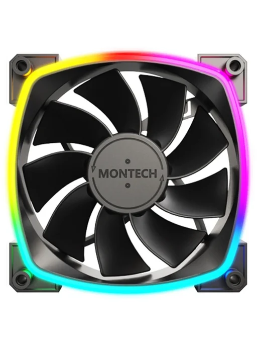 Montech Вентиляторы RX120 Reverse ARGB WHITE 3шт, черный, фото 3