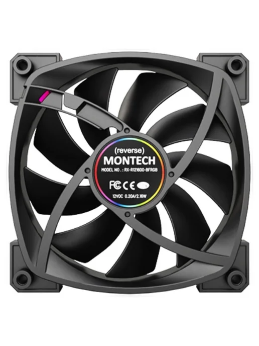 Montech Вентиляторы RX120 Reverse ARGB WHITE 3шт, черный, фото 6