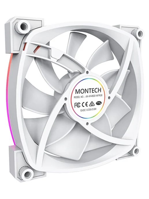 Montech Вентилятор AX140 ARGB WHITE, белый, фото 4