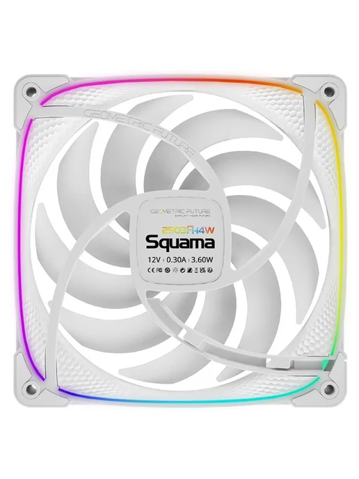 Geometric Future Вентилятор Squama 2503RW-14 Reverse White (1F2503R114100), белый, фото 4
