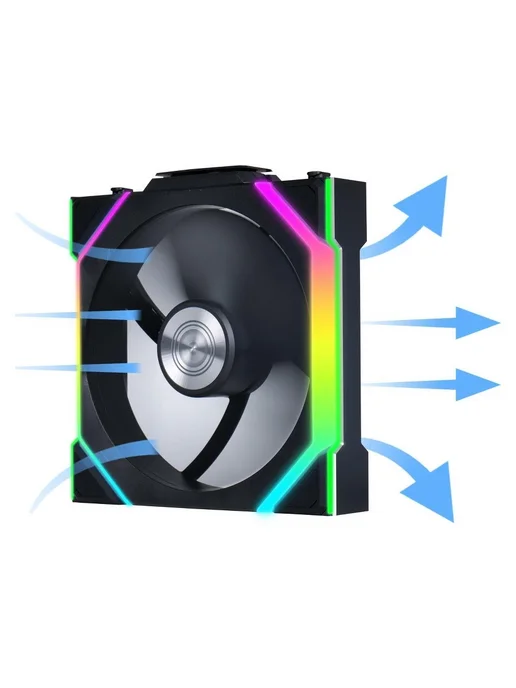 LIAN-LI Вентилятор UNI FAN SL WIRELESS 120 (12SL1W1B), вариант, фото 3