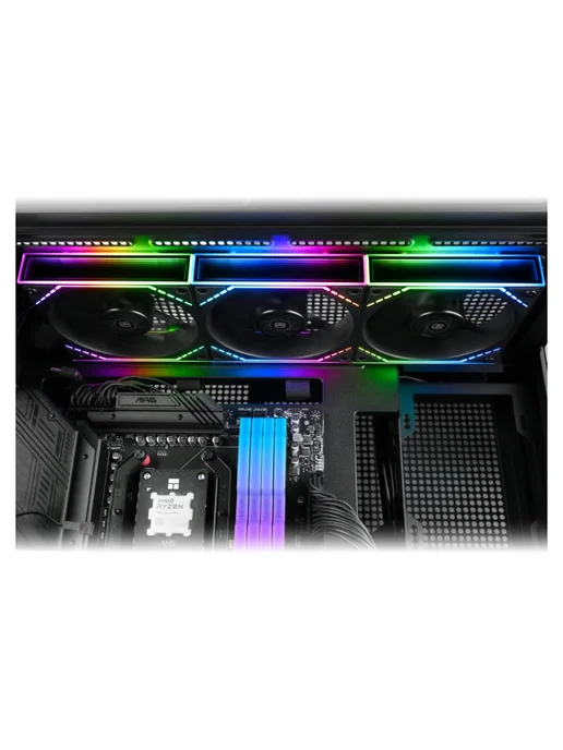 Thermalright Вентиляторы TL-M12Q X3 3шт (TL-M12Qx3) (TRTLM12QX3.3P), 3 шт, фото 8