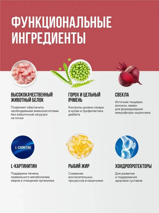 Сухой корм BOWL WOW Свекла… для собак, средние, индейка, курица, 5 кг, фото 6