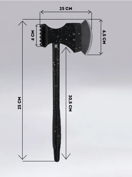 Regent inox Молоток для отбивания мяса с топориком, черный, фото 4