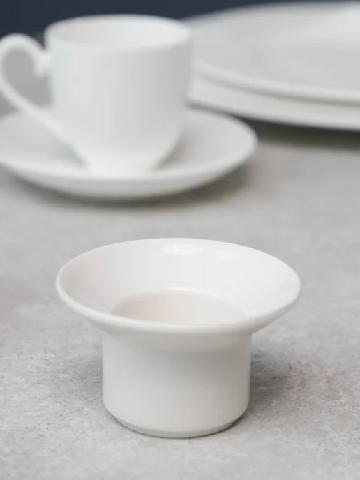 Villeroy & Boch Подставка для яйца 7 см, Royal, Премиум-фарфор, белый, фото 2
