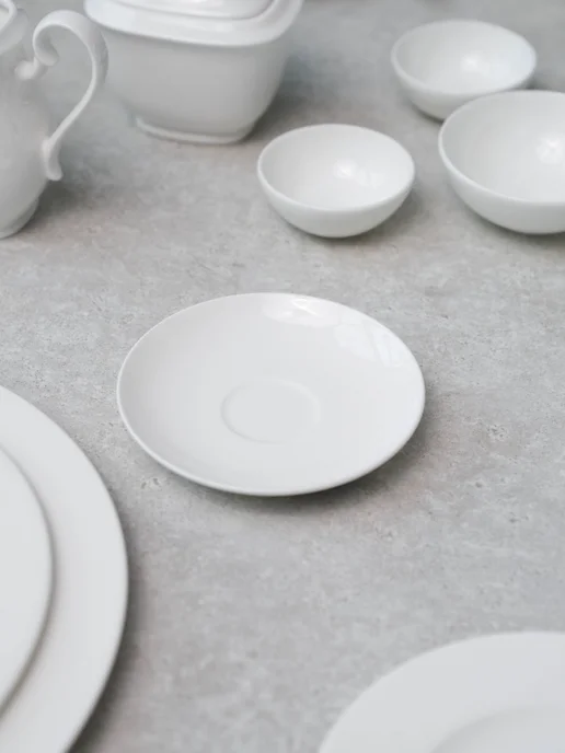 Villeroy & Boch Блюдце для чашки под эспрессо 12 см, Royal, Костяной Фарфор, белый, фото 3