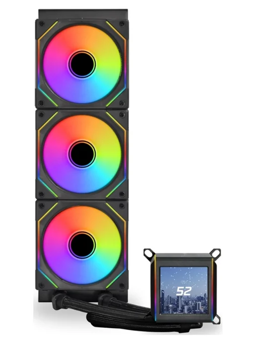 LIAN-LI Система охлаждения Galahad II LCD SL-INF 360 Black, черный, фото 2