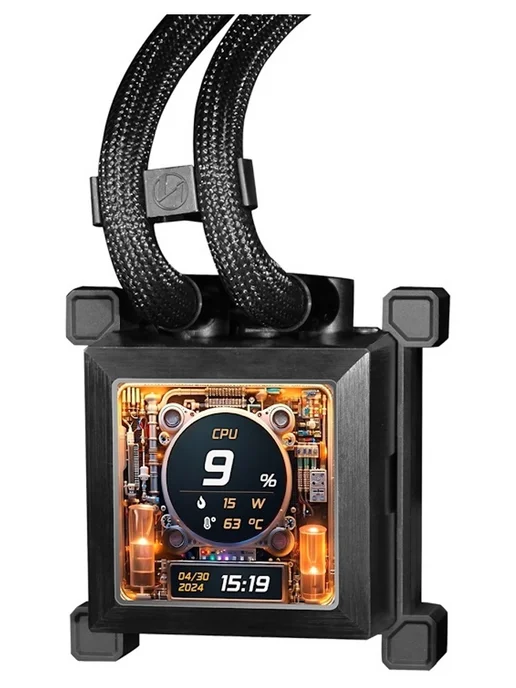 LIAN-LI Жидкостная система охлаждения HydroShift LCD 360S Black), черный, фото 3