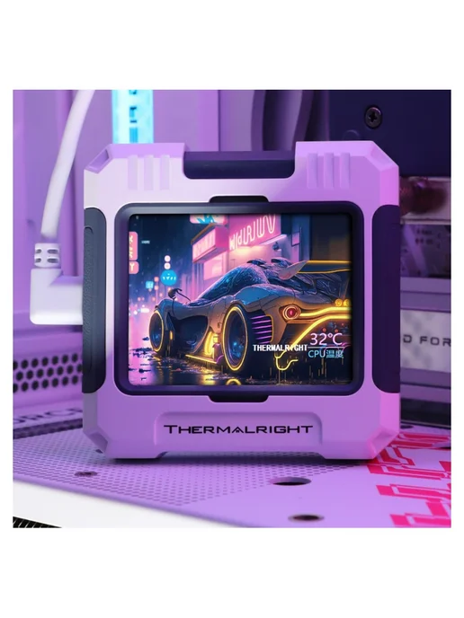 Система водяного охлаждения Thermalright Frozen Warframe 420 ARGB черный, белый, фото 7