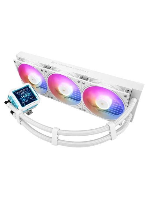 Thermalright Кулер процессора Frozen Warframe PRO 360 BLACK ARGB, белый, фото 3