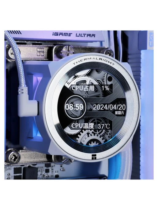 Система водяного охлаждения Thermalright Core Vision 360 ARGB, белый, фото 7