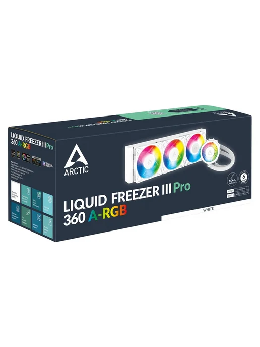ARCTIC COOLING Жидкостная система охлаждения Liquid Freezer III Pro 360, белый, фото 7