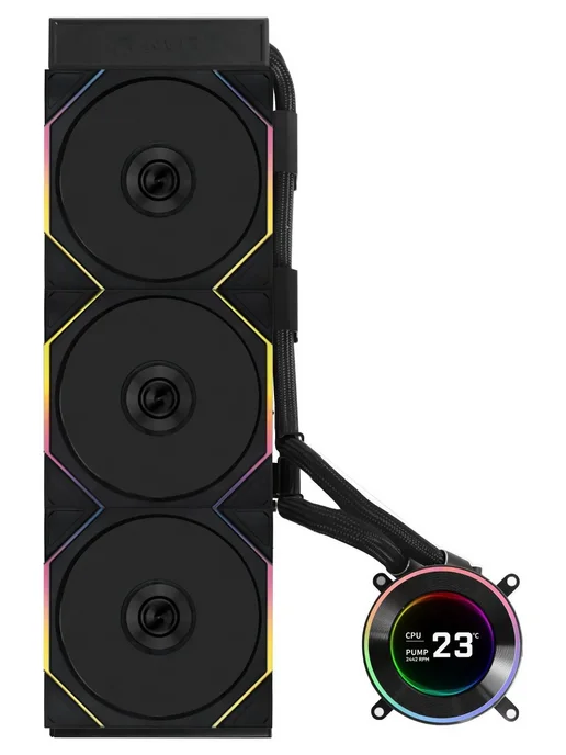 LIAN-LI СЖО HydroShift II LCD-C 360TL Black, черный, фото 2