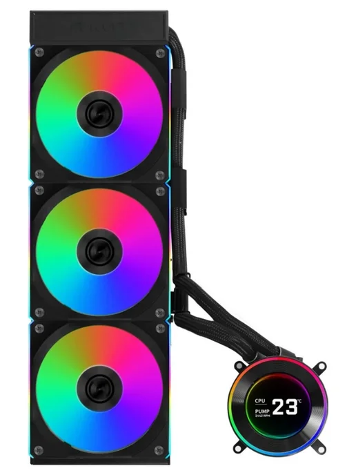 LIAN-LI СЖО HydroShift II LCD-C 360CL Black, черный, фото 2