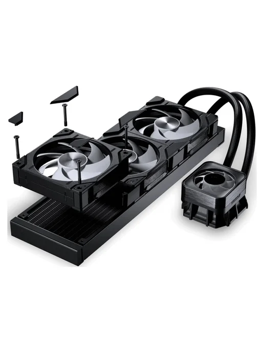 PHANTEKS Жидкостная система охлаждения Glacier One 360D30 X2 White, 30x2, фото 5