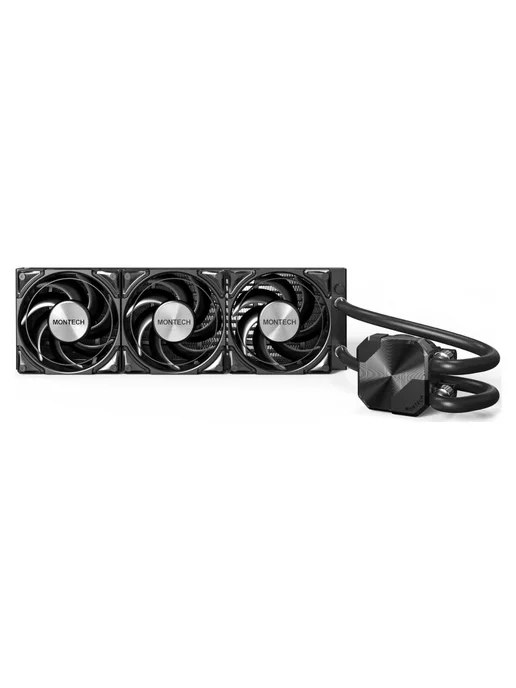 Montech Жидкостная система охлаждения HyperFlow Silent 360 Black, черный, фото 2
