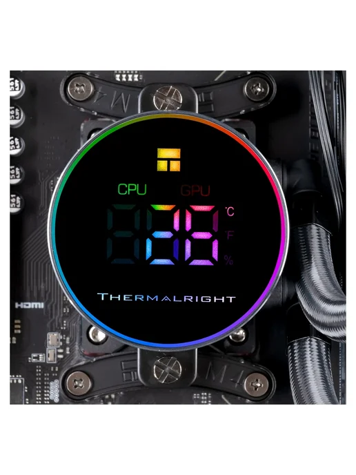 Thermalright Система охлаждения Frozen Magic 360 Digital ARGB Black V2, черный, фото 6