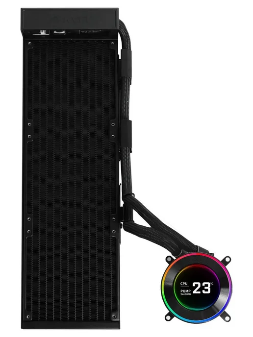LIAN-LI Жидкостная система охлаждения HydroShift II LCD-C 360N Black, черный, фото 2