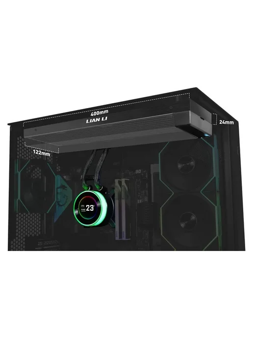 LIAN-LI Жидкостная система охлаждения HydroShift II LCD-C 360N Black, черный, фото 5