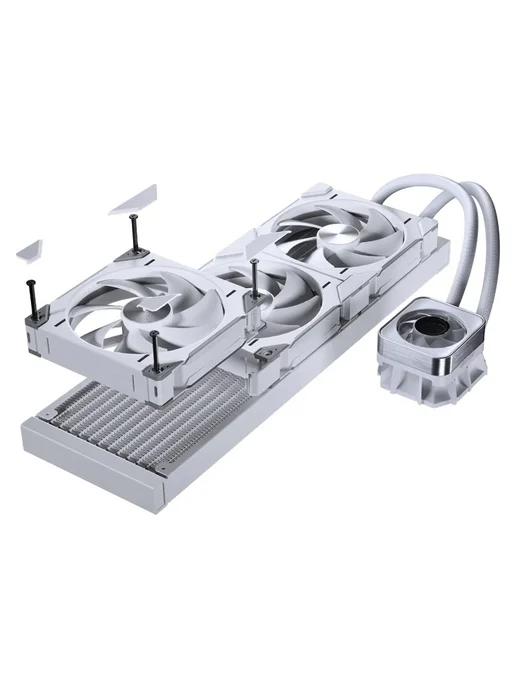 PHANTEKS Жидкостная система охлаждения Glacier One 420D30 X2 White, 30x2, фото 3