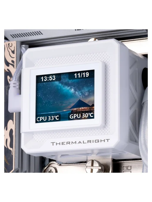 Thermalright Система охлаждения Frozen Warframe 360 SE ARGB Black V2, белый, фото 8