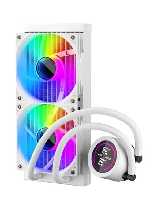 1stPlayer Жидкостная система охлаждения TS4 240 White, белый, фото 4