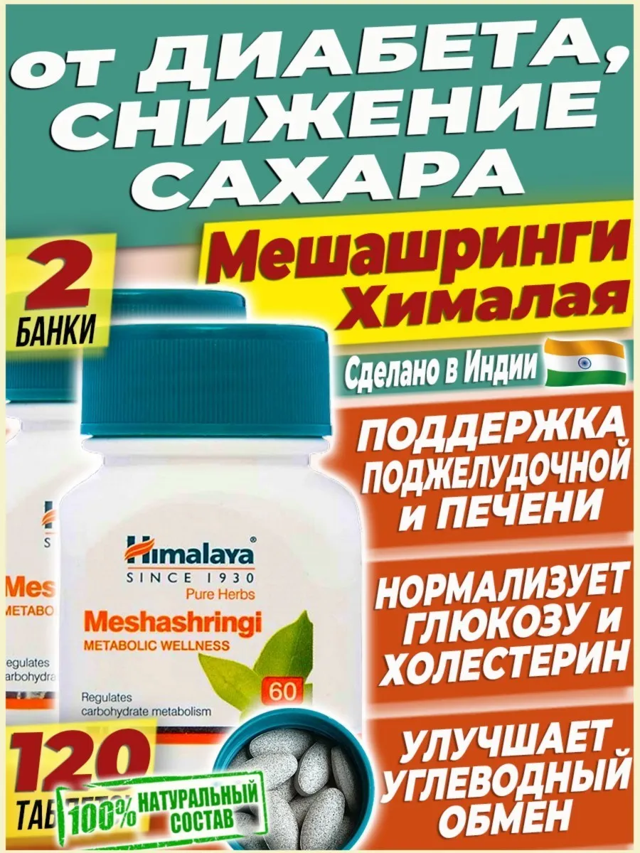 Сбор от сахарного диабета Таблетки для снижение сахара -2 шт
