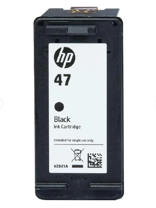 HP Картридж струйный 47 (6ZD21AE), черный, 1300 страниц, черный, фото 4