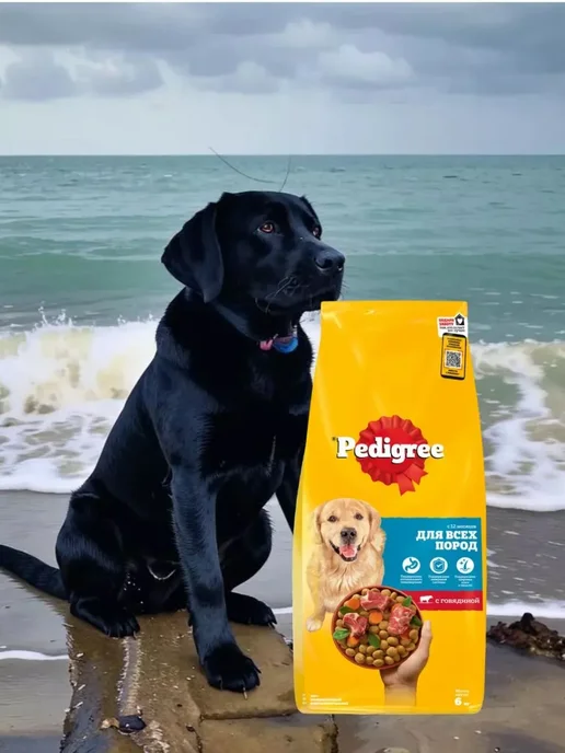 Сухой корм PEDIGREE Педигри для собак, говядина, 6 кг, фото 3
