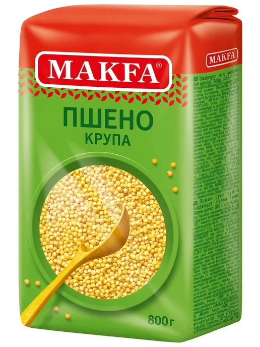 Макфа Крупа пшено шлифованное высший сорт, 800г, 800 г, фото 2