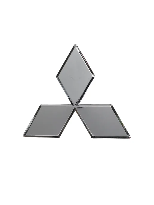 MITSUBISHI Эмблема 9*10 Хром Сферическая, вариант, фото 3