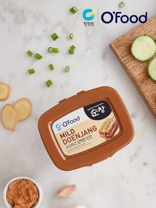 DAESANG Острая Корейская соевая паста паста O'food Дендянг, 500гр, 500 г, фото 7