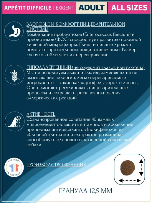 Сухой корм Flatazor Prestige для собак, гипоаллергенный, ягненок, 12 кг, фото 2