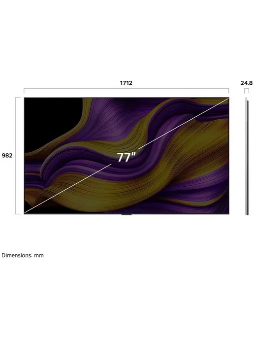 Телевизор LG OLED77G5RLA.ARUG, серый, фото 3