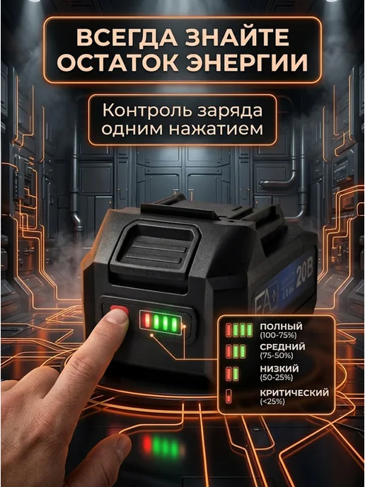 Аккумулятор для электроинструментов и садовой техники ЕА+ — фото 3
