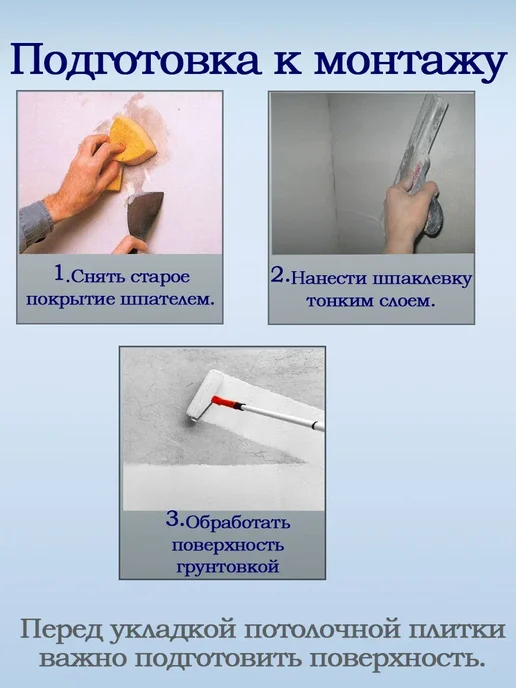 ООО ФОРМАТ Плитка потолочная Штампованная бюджетная, 14 кв.м. (809), белый, фото 8
