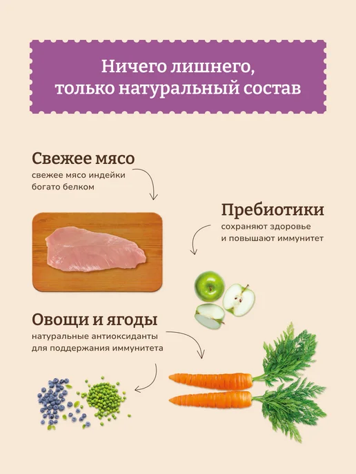 Сухой корм NOW'KITCHEN для собак, крупные, индейка, 9,98 кг, фото 2