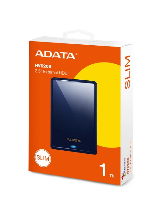 ADATA Внешний HDD 1 ТБ AHV620S-1TU31-CBL 2,5" USB 3.0 Синий, 1 ТБ, фото 6