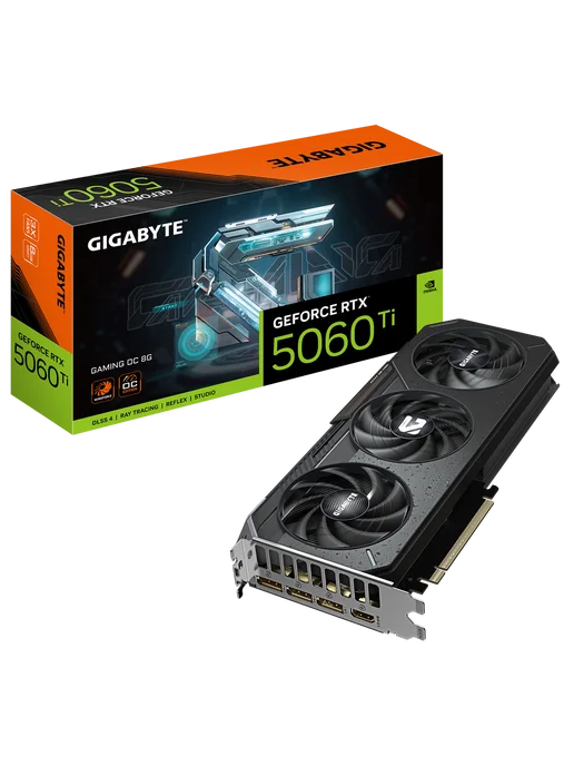 Gigabyte Видеокарта RTX 5060 Ti 8 ГБ RTL (GV-N506TGAMING OC-8GD), 8 ГБ, фото 2