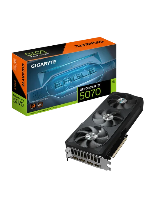 Gigabyte Видеокарта RTX 5070 12 ГБ RTL (GV-N5070EAGLE OC-12GD), 12 ГБ, 12 г, фото 2