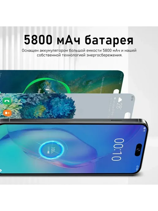 Смартфон Pro Max Bb28 12/12 ГБ, черный, фото 11