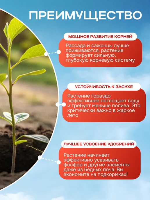 БашИнком Удобрение Микориза для корней универсальная 2 шт по 30 г, 2 шт, 30 г, фото 2