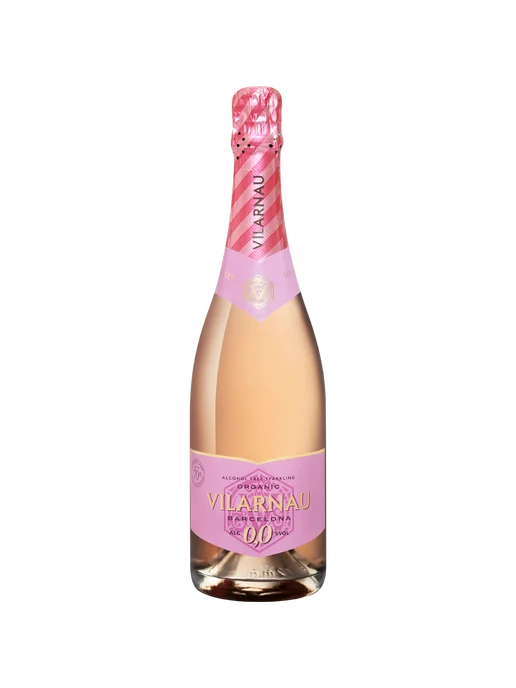 Безалкогольное вино Vilarnau Organic Rose 0,0 - 0.75 л, 750 мл
