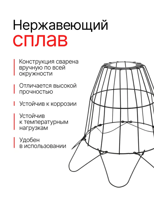K-light Защитная решетка для инфракрасных ламп, черный, фото 2
