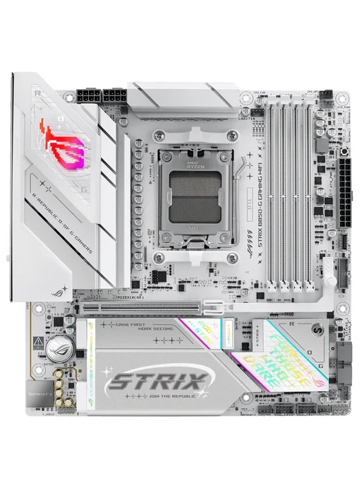 Asus Материнская плата ROG Strix B850-G Gaming WIFI, белый, фото 2