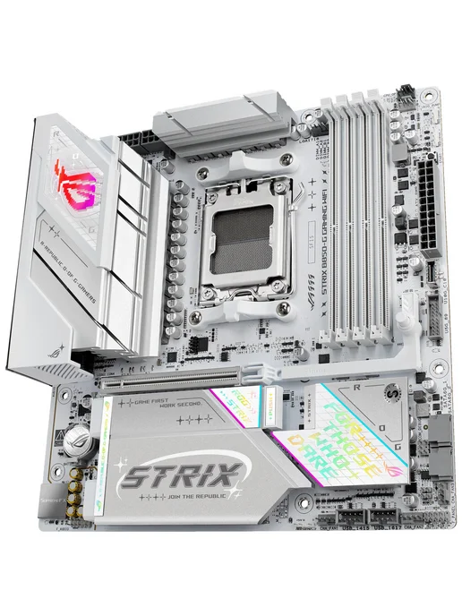 Asus Материнская плата ROG Strix B850-G Gaming WIFI, белый, фото 4