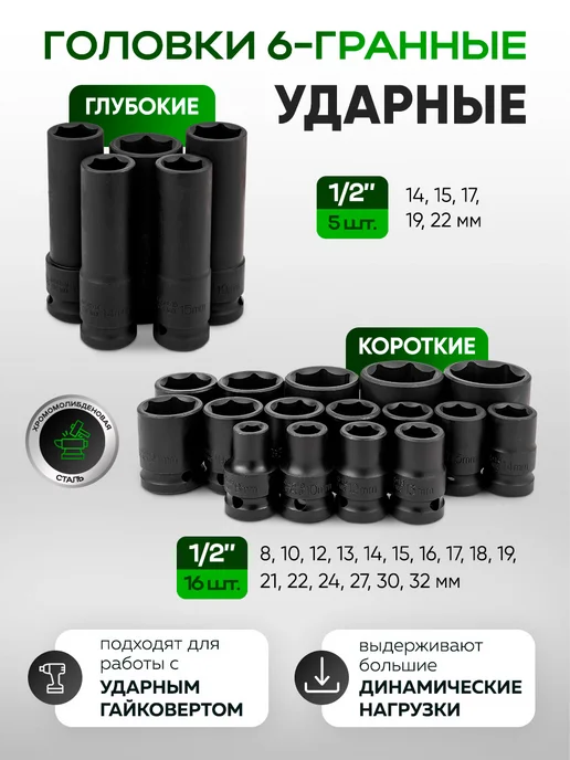 Rockforce Набор инструментов для автомобиля 108+6 предметов, 2 шт, фото 7