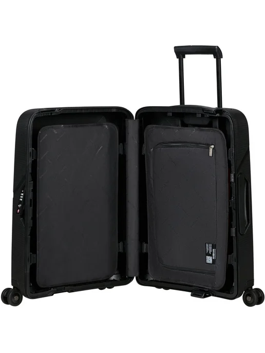 Samsonite Чемодан Magnum Eco Spinner M (69 cm) Graphite, черный, фото 4