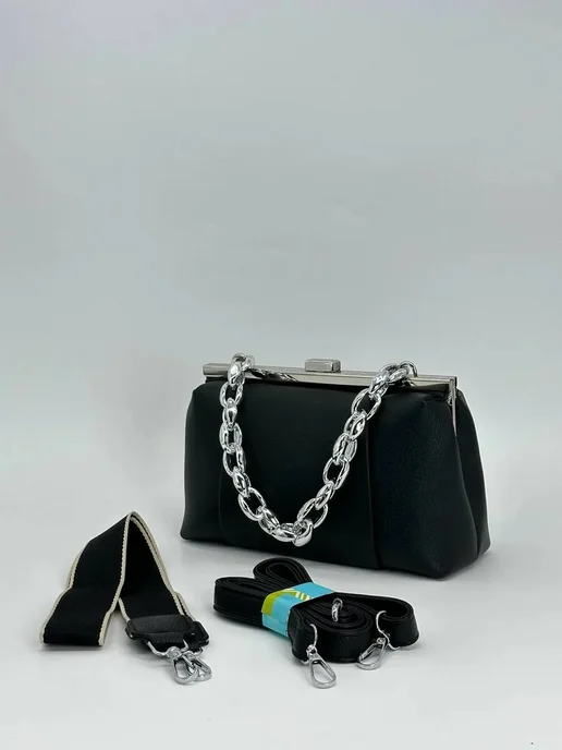 MollBAG Стильный клатч для телефона, черный, фото 2